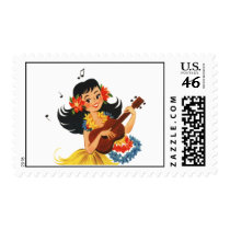 Hula Hula Girl Postage
