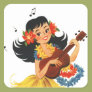 Hula Hula Girl Stickers Hula Hula Girl Stickers