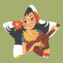 Hula Hula Girl Sticker Hula Hula Girl Sticker