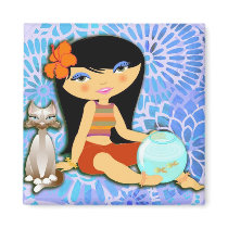HULA IS PUURFECTLY COOLA magnets