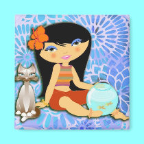 HULA IS PUURFECTLY COOLA magnets