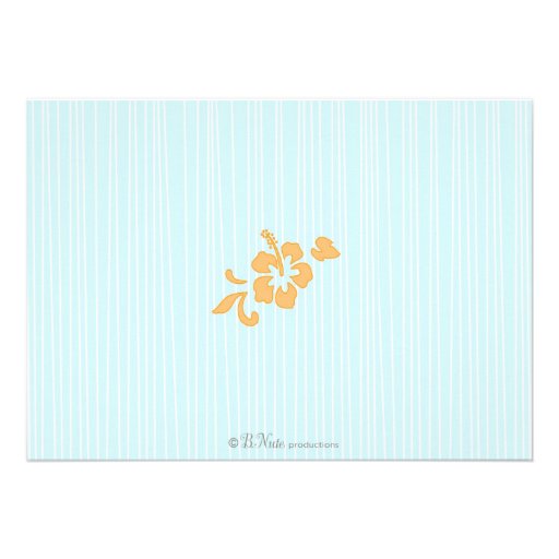 Hula Luau Party Invitation
