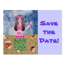 Hula Lula Postcard