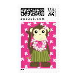 Hula Monkey postage