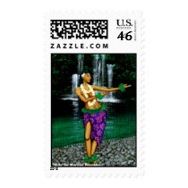 "Hula" postage