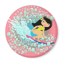 HULA SURFER! magnets