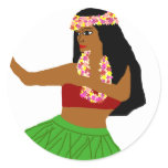 Hula sway dancer stickers