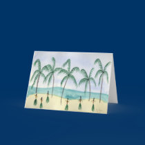 Hulas on the Beach Cards cards