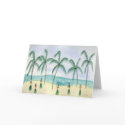 Hulas on the Beach Cards