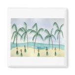 Hulas on the Beach Magnet