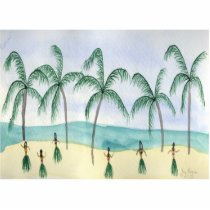 Hulas on the Beach Photo Sculpture photo sculptures