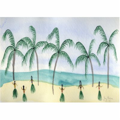 Hulas on the Beach Photo Sculpture by ginyhogan