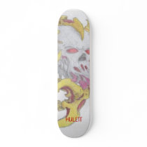 Hulett: Demonic Skull skateboards