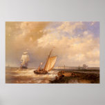 Hulk Abraham Snr A Dutch Pink Heading Out To Sea W Posters