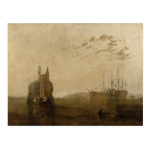 Hulks on the Tamar, c.1812 Postcard