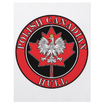 Hull Polish Round Canadian Leaf flyers