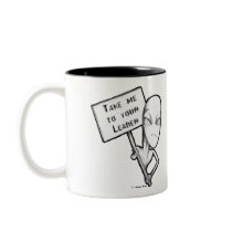 Human Abductee 1947...Take me to your leader mugs