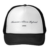 Human Alien Hybrid Trucker Hat hats