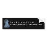 Human Analog Bumper Sticker bumper stickers