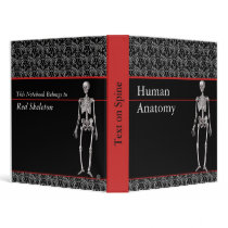 Human Anatomy Binder with Skeleton - Customizable by AntiqueImages Human Anatomy Binder with Skeleton - Customizable
