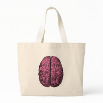 Human Anatomy Brain Canvas Bags