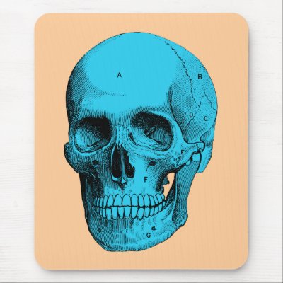 human anatomy chart. Human Anatomy Skull Mousepad