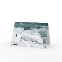 Human at Gullfoss cards