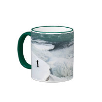 Human at Gullfoss mugs