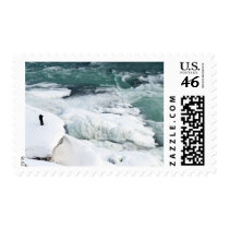 Human at Gullfoss stamps
