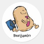 Human Bean Off To Work stickers