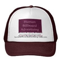 Human Billboard Advertising - Hat 1