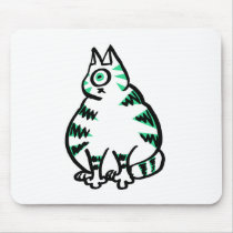 human-cat-3 mousepads by takingtheshot human-cat-3 mousepads