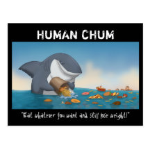 Human Chum Postcards