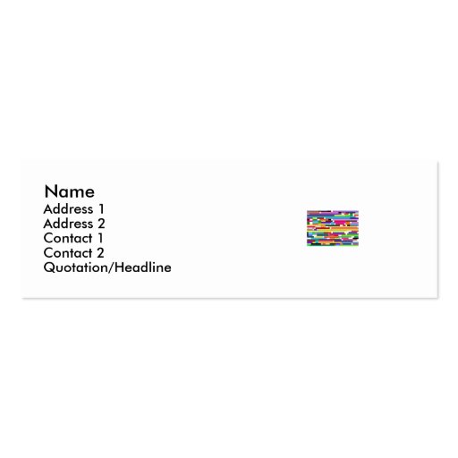 Human DNA Business Card Templates (front side)