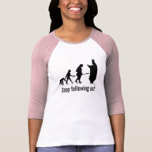 “Human Evolution_5” Lad 3/4 Sl. Rag. Fit. Template T-shirt