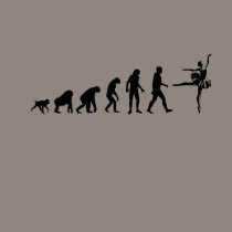 Human Evolution: Ballarina T-Shirt