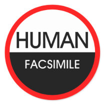 Human Facsimile stickers