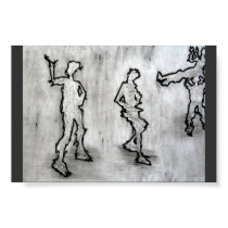 Human Figures in Motion (absurd) posters