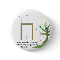 Human Folly Button buttons