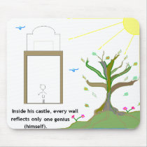 Human Folly Mousepad mousepads