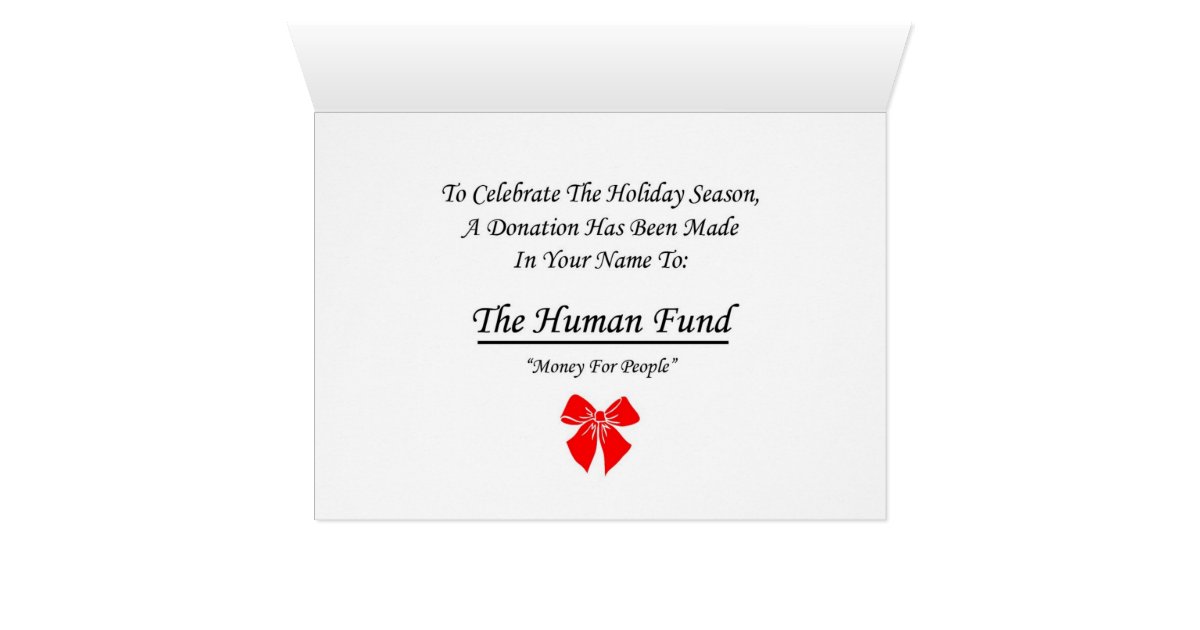 The Human Fund Printable Certificate Printable World Holiday The Human Fund Printable Certificate Printable World Holiday