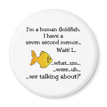 Human Goldfish magnets