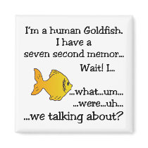 Human Goldfish Magnet