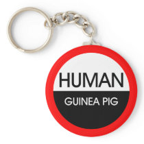Human Guinea Pig Key Chains