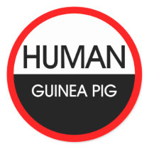 Human Guinea Pig stickers