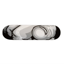 Human Hand With Finger Pointing Skateboard Deck