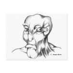 Human Head: Grumpy - WB postcards