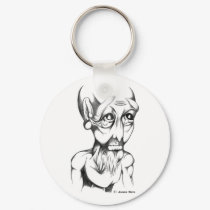 Human Head: Sigh - WB keychains by serenitystudios Human Head: Sigh - WB keychains