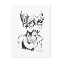 Human Head: Sigh - WB postcards