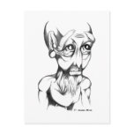 Human Head: Sigh - WB postcards